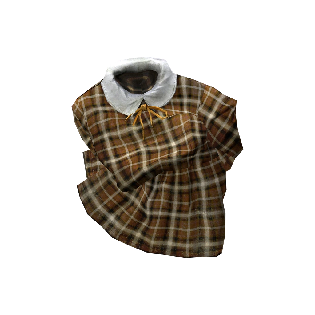 Платье с воротником (MiniDress_BrownChecker), DayZ
