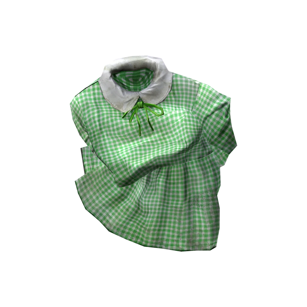 Платье с воротником (MiniDress_GreenChecker), DayZ