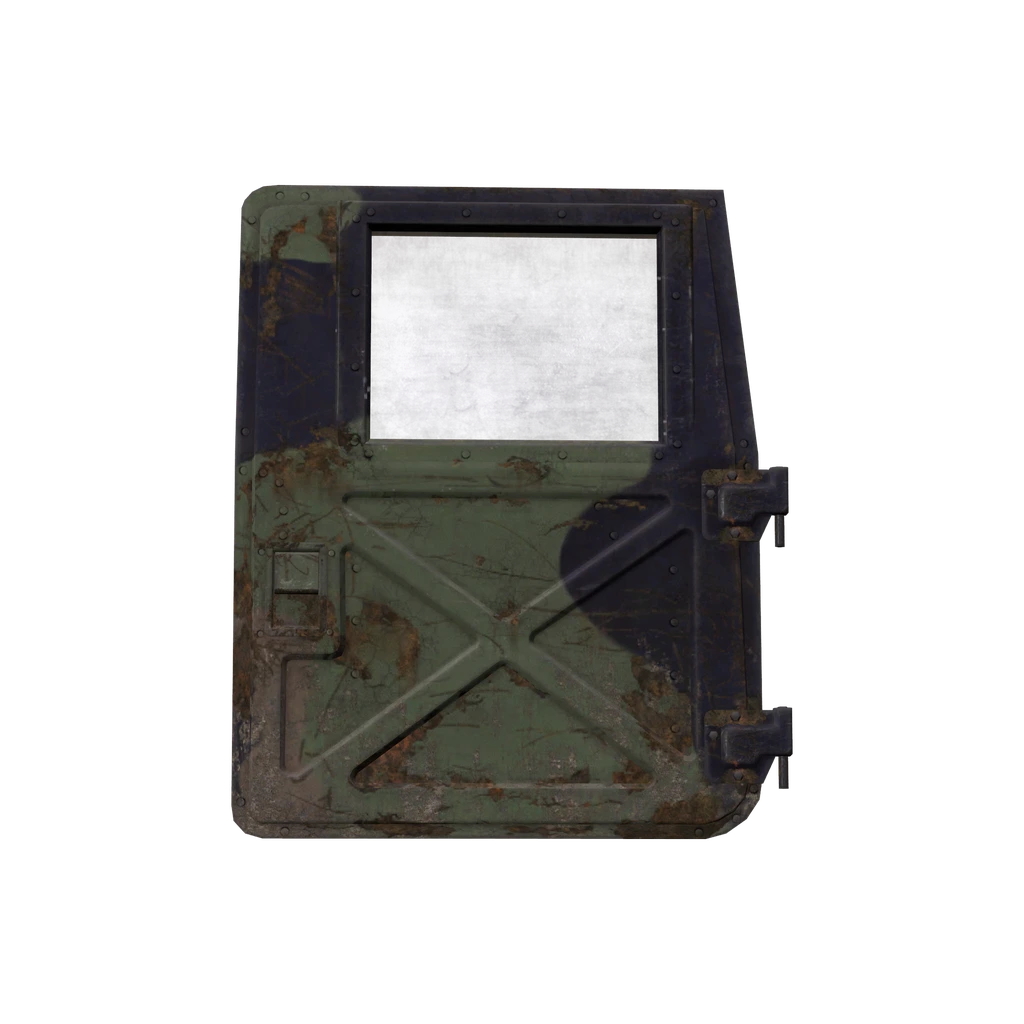 Передняя правая дверь M1025 (Offroad_02_Door_2_1_Rust), DayZ