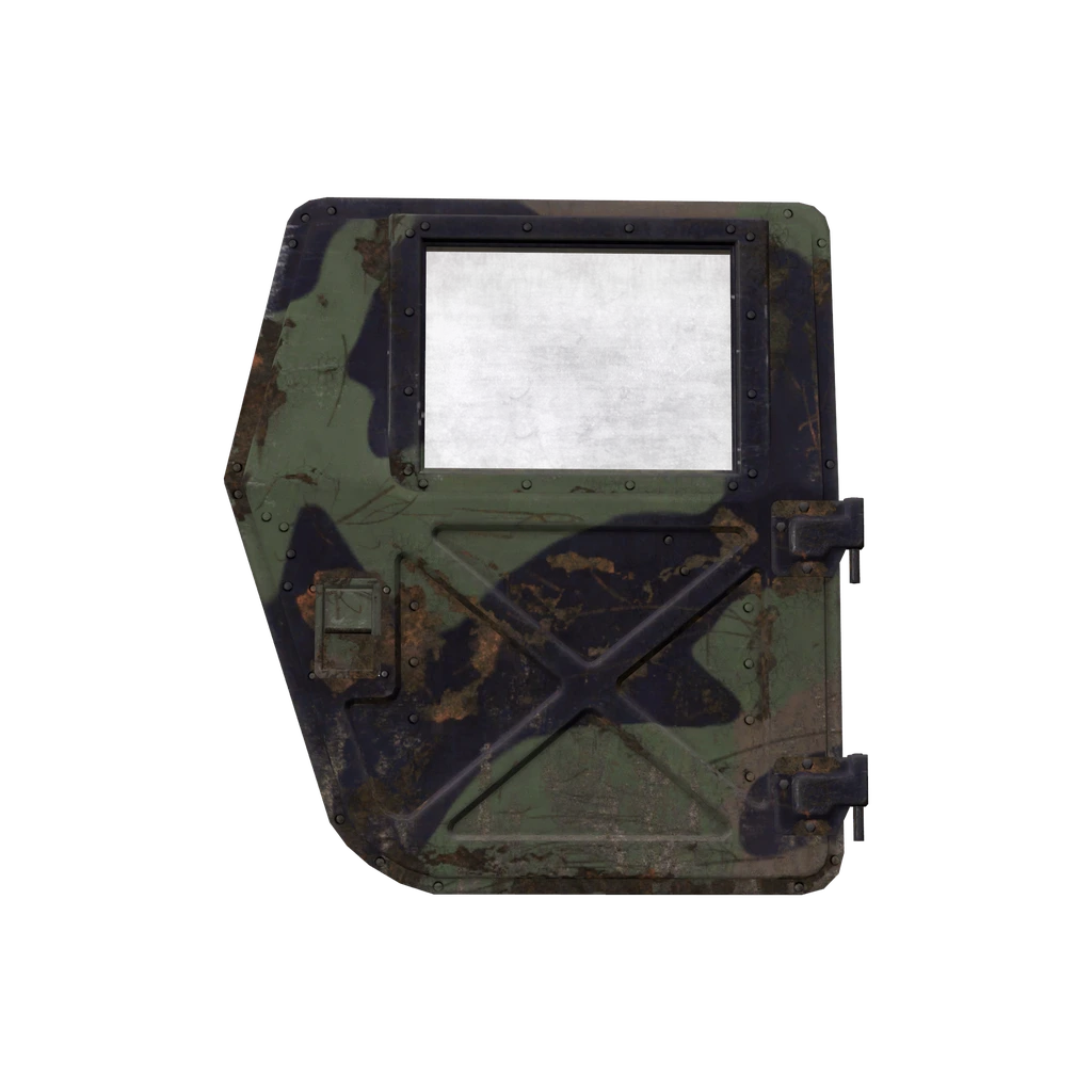 Задняя правая дверь M1025 (Offroad_02_Door_2_2_Rust), DayZ