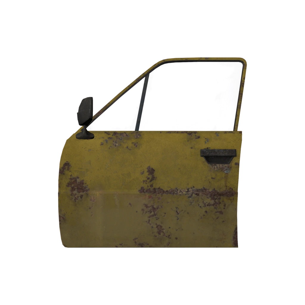 Передняя левая дверь Sarka 120 (Sedan_02_Door_1_1_YellowRust), DayZ