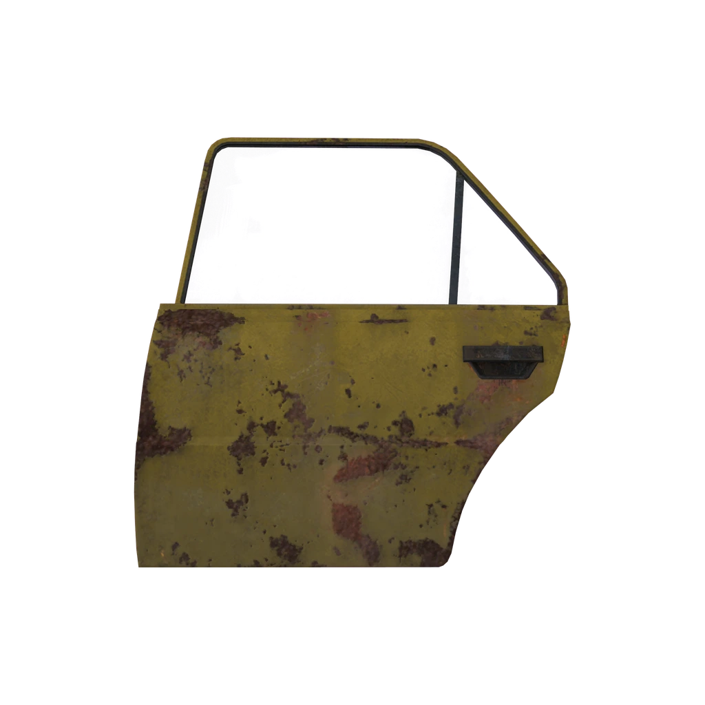 Задняя левая дверь Sarka 120 (Sedan_02_Door_1_2_YellowRust), DayZ