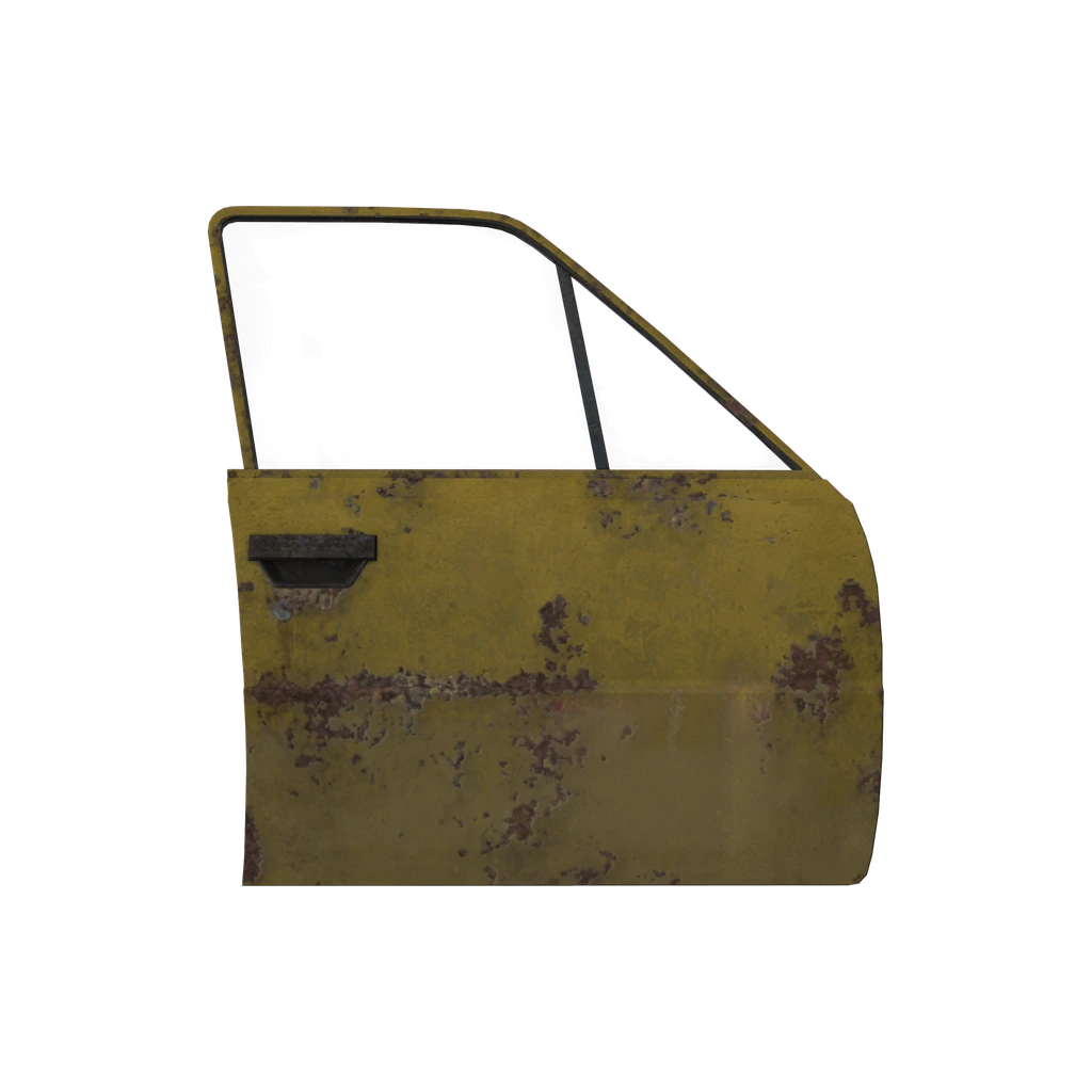 Передняя правая дверь Sarka 120 (Sedan_02_Door_2_1_YellowRust), DayZ