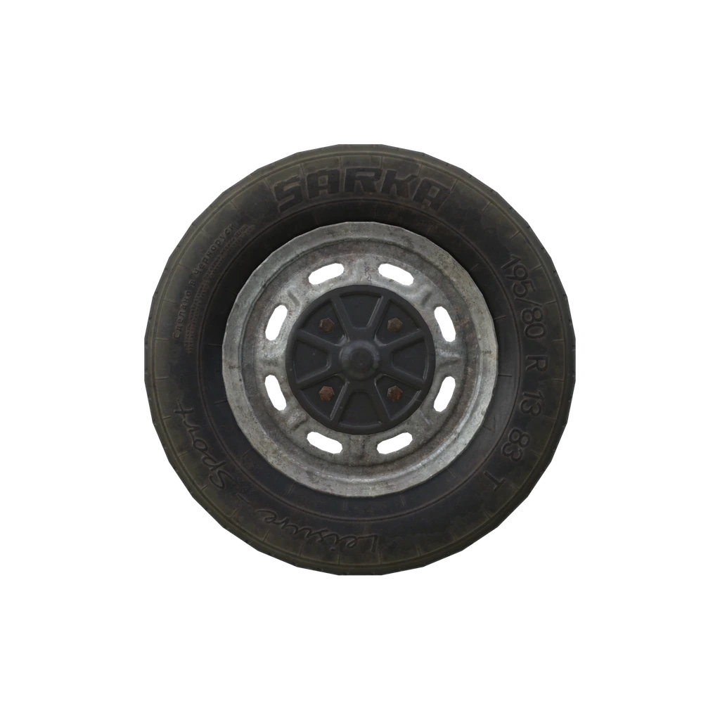Колесо Sarka 120 (Sedan_02_Wheel), DayZ