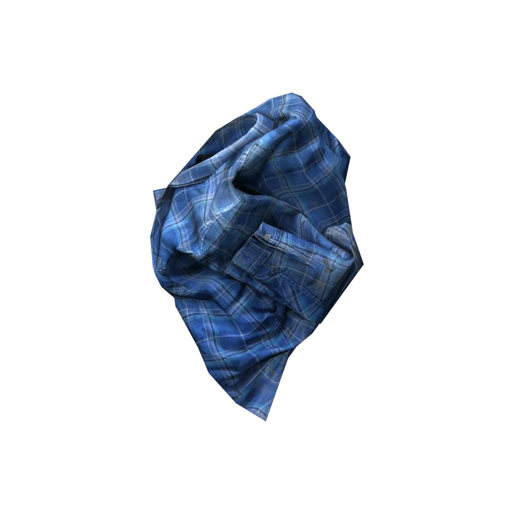 Рубашка (Shirt_BlueCheckBright), DayZ