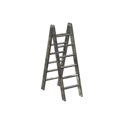 StaticObj_Furniture_ladder_A_wood