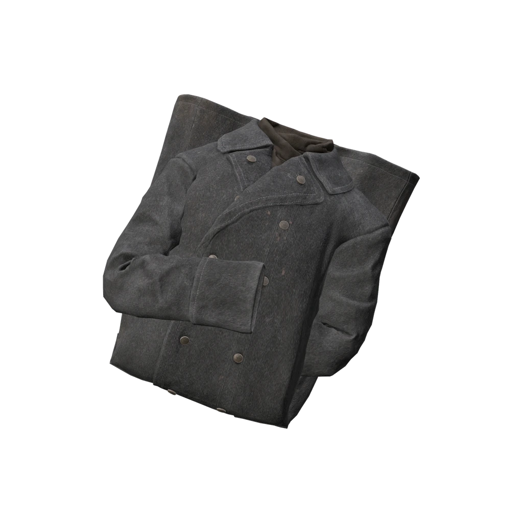 Зимнее военное пальто (WinterMilitaryCoat_DarkGrey), DayZ