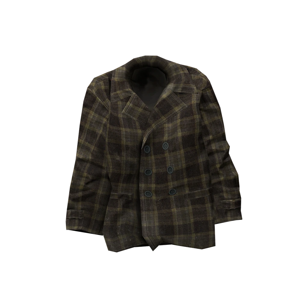 Бушлат (WoolCoat_BrownCheck), DayZ