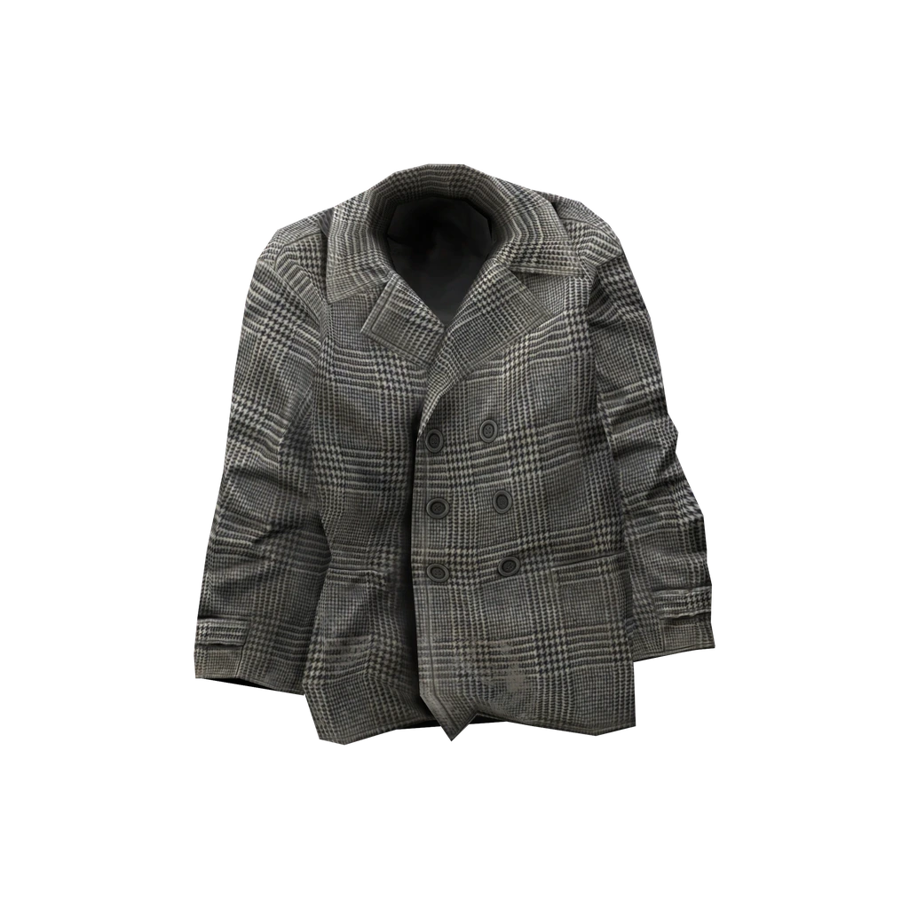 Бушлат (WoolCoat_GreyCheck), DayZ