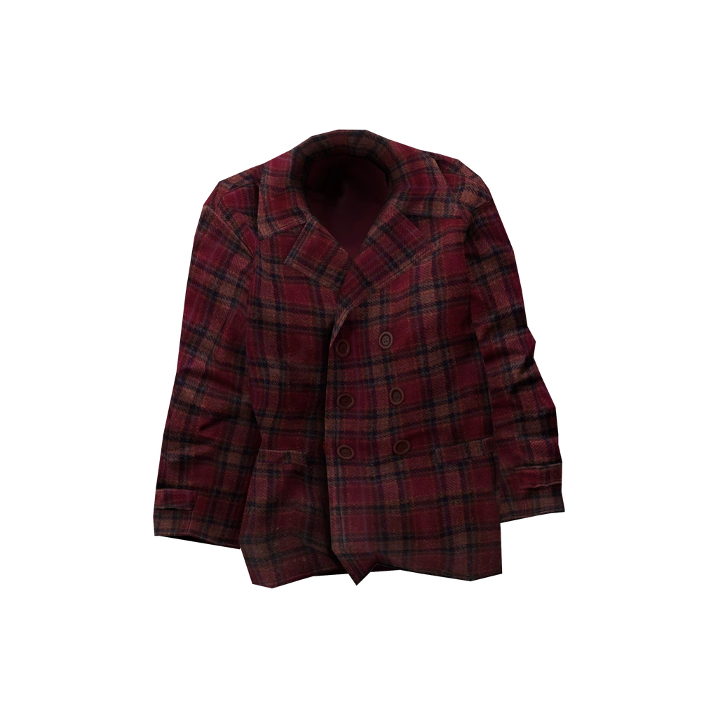Бушлат (WoolCoat_RedCheck), DayZ