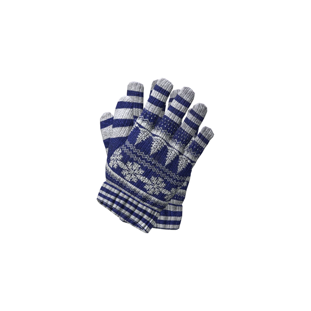 Wool Gloves (WoolGloves_ChristmasBlue), DayZ