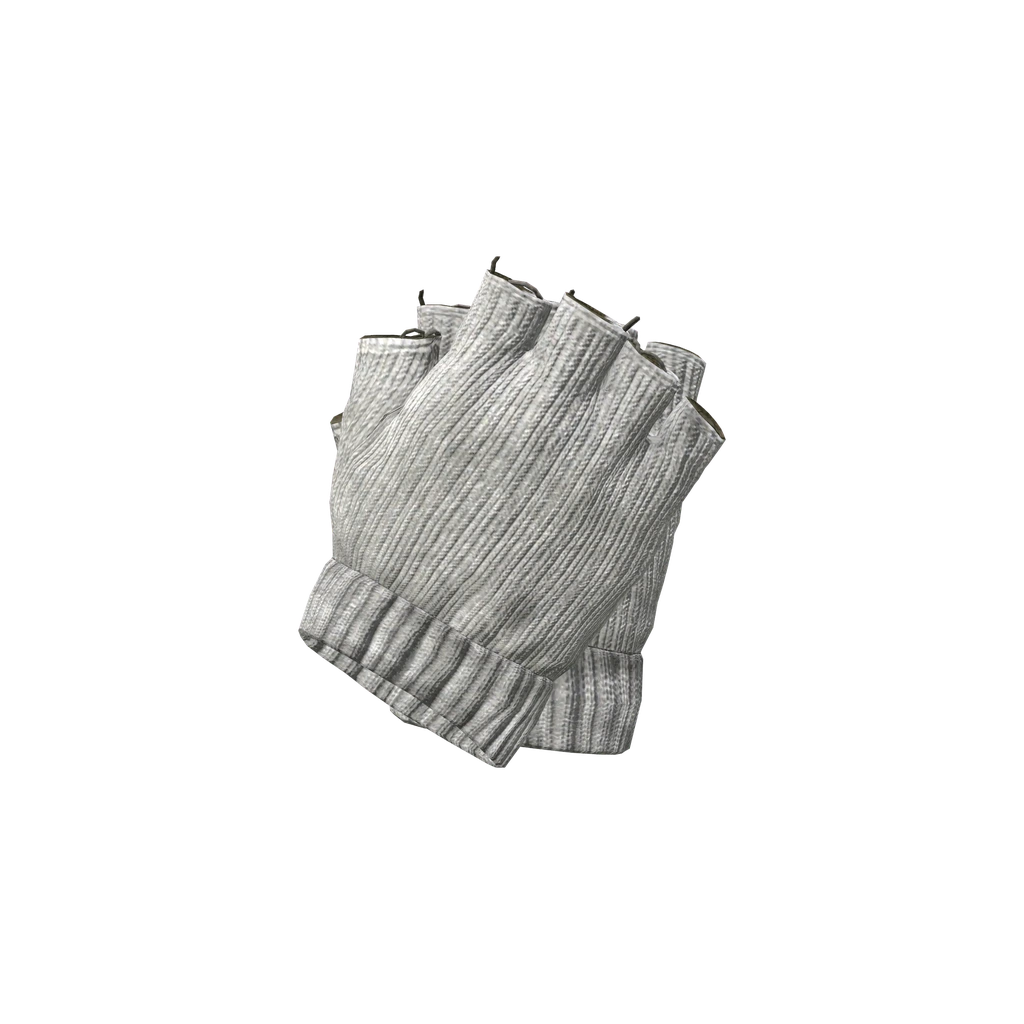 Fingerless Gloves (WoolGlovesFingerless_White), DayZ